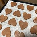 ＊キミキミ＊'s cooksnap of when they made 材料２つで！焼きチョコ風クッキー！.