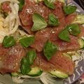 銀次母's cooksnap of when they made 新玉ねぎとマグロのカルパッチョ.