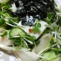 幸さち's cooksnap of when they made かいわれ・長いも・きゅうりの和風サラダ.