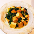 BarbaraAnn's cooksnap of when they made 厚揚げ ほうれん草 白ネギの味噌炒め.