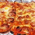 ききはは's cooksnap of when they made 食パン耳ピザ☆ヘタも美味しく変身.