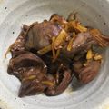namrap's cooksnap of when they made 鶏ハートの照り煮.