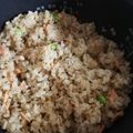 となりのトロイ's cooksnap of when they made 彩りｷﾚｲ☆鮭の炊き込みご飯.