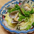ジュスカ's cooksnap of when they made 簡単1品あさりとキャベツのバターで酒蒸し.