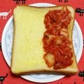 こげ岡's cooksnap of when they made キムチトースト.