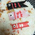 ここあおらぶ's cooksnap of when they made こどもの日⭐︎こいのぼりお寿司ケーキ.