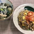 飯好き飯子's cooksnap of when they made 簡単！明太子たっぷり高菜博多チャーハン.