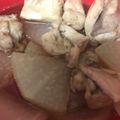 くまの子ども's cooksnap of when they made レンジで☆大根と鶏もものめんつゆ煮.