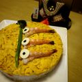ういりー's cooksnap of when they made こどもの日に♡こいのぼりのお寿司ケーキ.