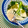 ふたごゆき's cooksnap of when they made 簡単♪たけのこと春雨のわかめスープ.