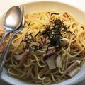 いっちゃん234's cooksnap of when they made 梅と大葉の和風パスタ.