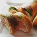 ぴんﾁｬﾝ's cooksnap of when they made ☆２色マーブル模様のロールケーキ☆.