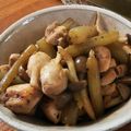 低カロ探検隊's cooksnap of when they made ✿ふき・しめじ・鶏肉の塩炒め✿.