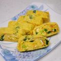 なななな♡MaMa's cooksnap of when they made 天かすとねぎのだし巻き卵☆お弁当にも♪.