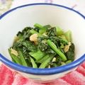 mmameco's cooksnap of when they made 小松菜と鮭フレークの胡麻和え.