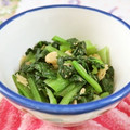 mmameco's cooksnap of when they made 小松菜と鮭フレークの胡麻和え.
