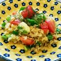あーこ姐's cooksnap of when they made 食べるラー油で♪アボカド・トマト・炒飯.