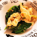 クックZHC47N☆'s cooksnap of when they made 簡単副菜♪ほうれん草・油揚げ炒めナムル.