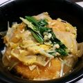 あんじゅ夢姫。's cooksnap of when they made エビ寄せフライのボリューム卵とじ重.