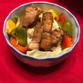 みのむしざえもん's cooksnap of when they made 豚丼 ローストポークをリメイク.