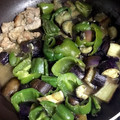 まど姉かおりんこ's cooksnap of when they made 簡単♡美味しい♡茄子とピーマンの味噌炒め.