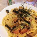 an_617's cooksnap of when they made 簡単☆さば缶パスタ♥.