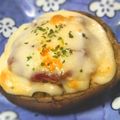 ドラぱんまん's cooksnap of when they made 簡単！具なし！しいたけピザ♪.