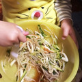 めいちママ＊'s cooksnap of when they made ＊モヤシときゅうりの中華風＊.