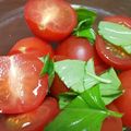 たらももん's cooksnap of when they made バジルとトマトのサラダ.