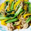 柚希☆G9's cooksnap of when they made 野菜たっぷり☆小松菜と豚もやし丼☆.