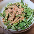 amadokoro's cooksnap of when they made こごみのごま和え.