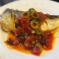 みきちさん's cooksnap of when they made 簡単イタリアン ♡鯵のアクアパッツァ風♪.