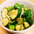 max4995's cooksnap of when they made 簡単やみつき『めんつゆの浅漬け』♡.°⑅.