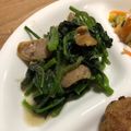 kinako10's cooksnap of when they made ウインナーでほうれん草のバターソテー.