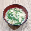パンダ達の母です。's cooksnap of when they made にらのかきたま汁　我が家の簡単バージョン.