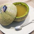 らぱこっこ's cooksnap of when they made 豪華！まるごと♡メロンゼリー.