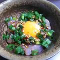 とまっしゅ's cooksnap of when they made 簡単おつまみ☆マグロユッケ.