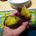 なむさん＠'s cooksnap of when they made 超簡単！『焼き芋』オーブントースターのみ.