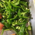 クックXCYSK0☆'s cooksnap of when they made 種がつかない ピーマン の切り方.