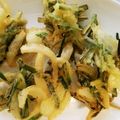 ちー坊0107's cooksnap of when they made 甘くて美味しい♪新玉ねぎとニラのかき揚げ.