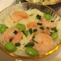 ゆいまーるん's cooksnap of when they made ＊素麺のゼリー寄せ②(花椎茸＆エビ)＊.