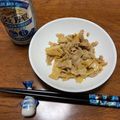 のんべえオヤジ's cooksnap of when they made たけのこと豚バラ肉のきんぴら.
