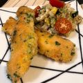 K’sMom's cooksnap of when they made 鮭のチーズ＆イタリアンパセリのパン粉焼き.