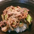 chibijuju's cooksnap of when they made 韓国で習った本場の韓国料理“プルコギ”.