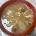 ♬のんのこ日和♬'s cooksnap of when they made 玉ねぎのお味噌汁.