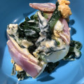 わたるんママ's cooksnap of when they made ほうれん草とハムのマヨ卵あえ♪.