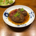かよVT50RI's cooksnap of when they made 和風煮込みハンバーグ（茅乃舎だし）.