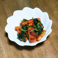 和☆2049's cooksnap of when they made ほうれん草と赤天で♪.