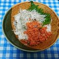 ととろ＆めい's cooksnap of when they made 釜揚げしらすと鮭フレークの丼.