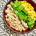 ふたごゆき's cooksnap of when they made 鶏そぼろ丼★.